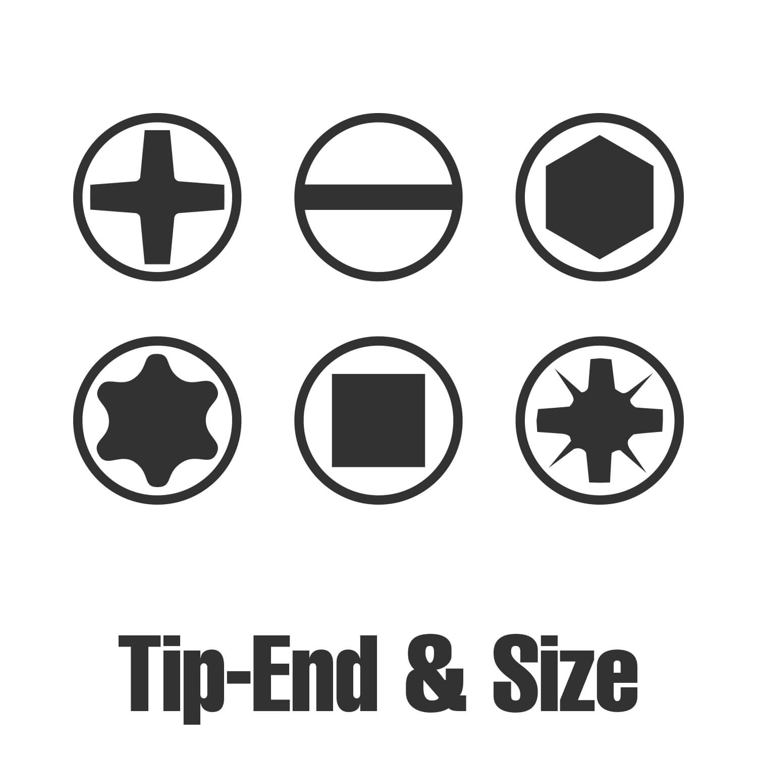 Tip-End & Size